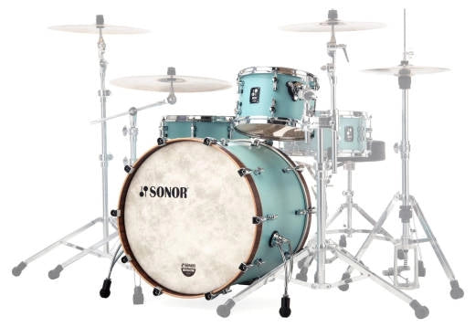 Sonor - SQ1 Kit de 3 fûts (22, 12, 16") - Bleu Cruiser