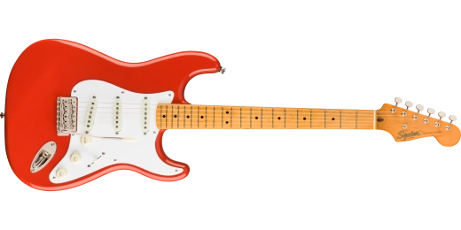 Squier - Stratocaster Classic Vibe 50s avec manche et touche en érable - Fiesta Red
