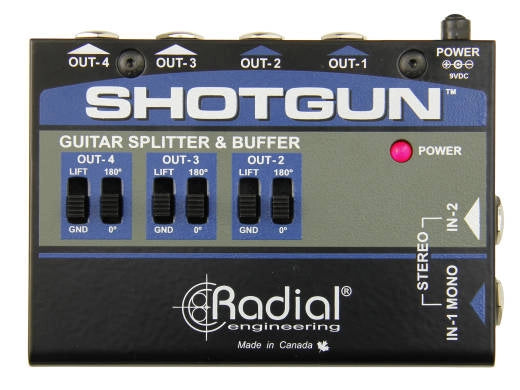 Radial - Amplificateur de distribution de signal pour guitare Shotgun