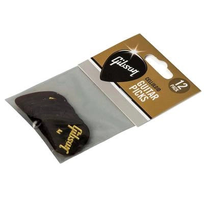 Gibson - Tortoise Shell Pick - Heavy - 12 Pack
