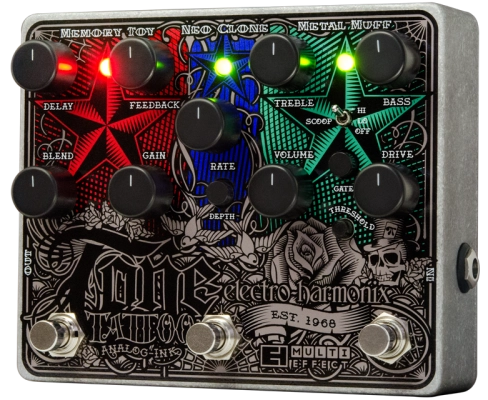 Electro-Harmonix - Pédale multi-effets analogique Tone Tattoo
