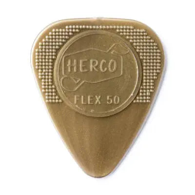 Herco - Flex 50 Médiators en nylon (100 pièces) - Taille moyenne