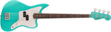 Fender - Basse Jaguar Mark Hoppus en édition limitée, touche en palissandre et housse - Vert mousse de mer