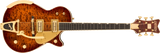 Guitares Gretsch - G6134TGQM-59 Édition limitée Quilt Classic Penguin avec Bigsby, touche en ébène - Forge Glow
