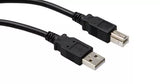 Hosa - High Speed USB Cable, Type A to Type B - 6 Inch