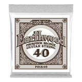 Ernie Ball - Corde simple Earthwood Phosphor Bronze - .040w