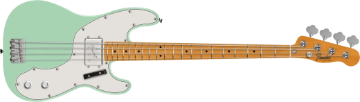 Fender - Basse Telecaster Vintera II 70s, touche en érable - Vert surf avec housse