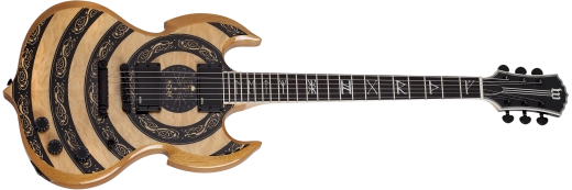 Schecter - Guitare électrique Wylde Barbarian Norse Dragon - RawTop