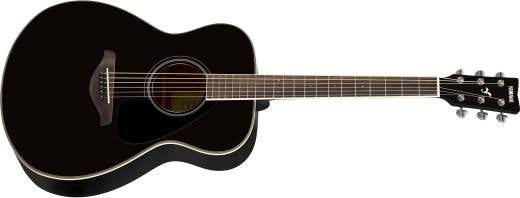 Yamaha - Guitare acoustique FS820 Small Body avec table en épicéa massif - Noir brillant