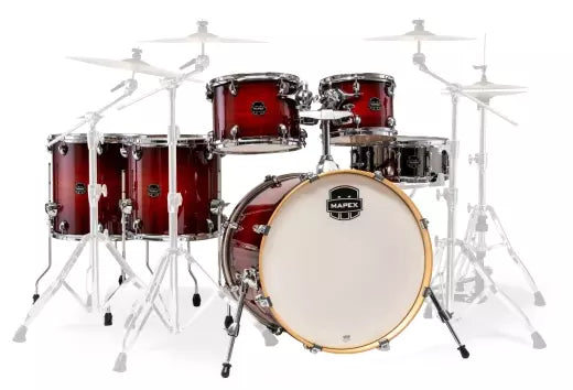 Mapex - Pack de 6 cartouches Armory (22, 10, 12, 14, 16, SD) - Rouge Onyx Burst