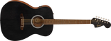 Fender - Monterey Standard Acoustic/Electric Guitar with Gig Bag - Black Top