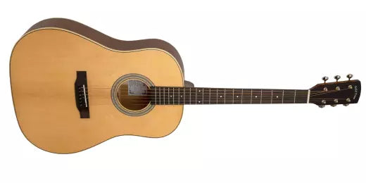 Guitare acoustique/électrique en bois massif Gold Tone - The Bell avec housse - Satin Natural