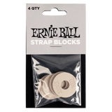 Ernie Ball - Strap Blocks 4 Pack - Gray