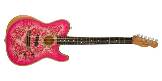 Fender - FSR Acoustasonic Telecaster - Rose Paisley