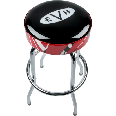 Tabouret de bar EVH - 30 avec garniture rayée