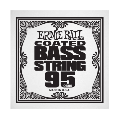 Corde simple pour basse électrique Ernie Ball .095 nickelée et revêtue