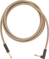 Câble instrument Fender - 10 Festival Pure Hemp, droit/coudé - Naturel