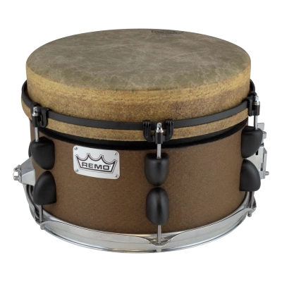 Caisse claire Remo - 12 Mondo - Brun terre