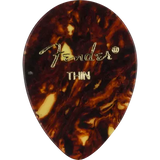 Fender - Médiator classique en celluloïd, forme 354 - Fin (paquet de 12)