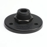 Shure - Mounting Flange for Gooseneck, Mic Clip, Wireless Antenna - Matte Black