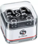 Schaller - S-Lock Strap Locks - Black Chrome