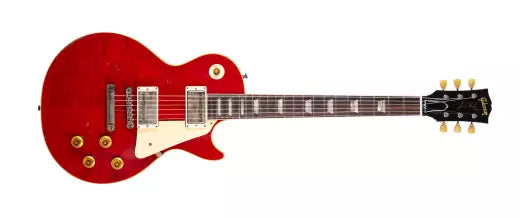 Gibson Custom Shop - Guitare électrique Murphy Lab Heavy Aged 1958 Les Paul Standard Reissue - Sweet Cherry