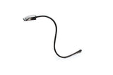 Lampe de console Hosa à incandescence, col de cygne flexible de 38 cm