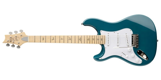 PRS Guitars - Guitare électrique John Mayer Silver Sky SE en érable avec housse, pour gaucher - Nylon bleu