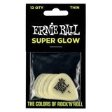 Ernie Ball - Super Glow Picks Thin - Pack of 12