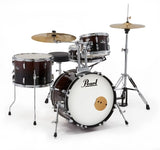 Pearl - Roadshow Batterie complète (18", 10", 14", grosse caisse) avec accessoires et cymbales - Rouge grenat