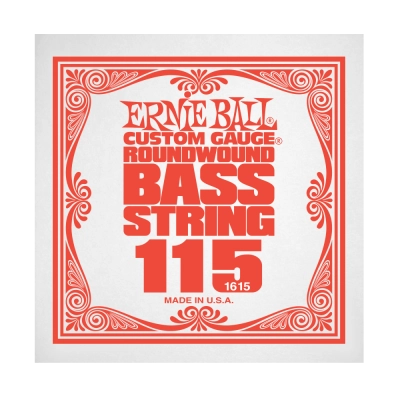 Corde simple pour basse électrique Ernie Ball .115 nickelée