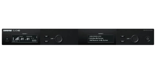 Shure - SLXD4D Dual-Channel Wireless Receiver - G58
