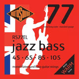 Rotosound - Jazz Bass 77 Monel Extra-Long Scale Flatwound Set 45-105