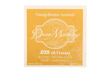 Dean Markley - Corde acoustique simple filée en bronze .028