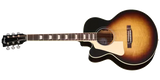 Gibson - Les Paul Parlor Acoustic/Electric Guitar with Hardshell Case - Vintage Sunburst (Left Handed)