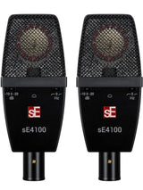 sE Electronics - Microphones à condensateur à large diaphragme SE4100 avec étui - Paire assortie