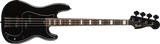 Fender - Duff McKagan Deluxe Precision Bass, Rosewood Fingerboard, with Gigbag -  Black