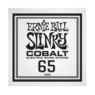 Corde simple pour basse électrique Ernie Ball .065 Cobalt Wound