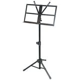 Pupitre de musique pliable et robuste Yorkville Sound avec sac