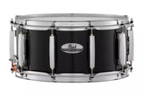 Caisse claire Pearl - Série Professionnelle 6,5 x 14 - Noir laqué