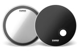 Evans - EMAD System Pack Peaux de Grosse Caisse Transparentes - 22