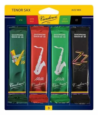 Vandoren - Pack de mix jazz pour saxophone ténor - 3