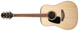 Takamine - Guitare acoustique Dreadnought à table massive pour gaucher - Naturel brillant