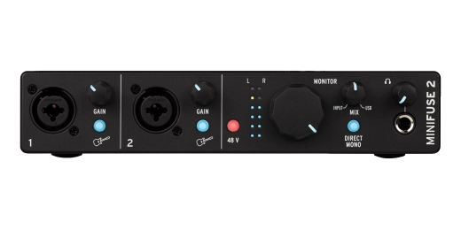 Arturia - MiniFuse 2 Compact USB Audio Interface - Black