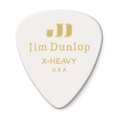 Dunlop - Celluloid Player Pack (12 Pack) - White Extra Heavy