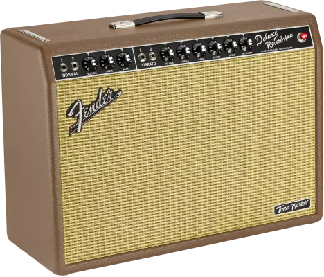 Fender - Tone Master Deluxe Reverb 1x12 Amplifier - Cocoa