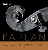 DAddario Orchestral - K610 3/4H - Kaplan Bass String Set, 3/4 Scale, Heavy Tension