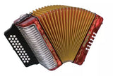 Hohner - Accordéon diatonique Corona III G/C/F - Rouge