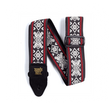Bracelet Ernie Ball Blackjack rouge jacquard