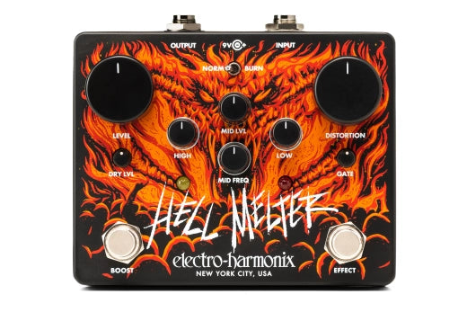 Electro-Harmonix - Pédale de distorsion Hell Melter